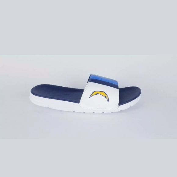 Nike BENASSI SOLARSOFT Mens NFL Chargers Slip On - Picture 4 of 4
